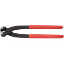 Pince pour tuyaux souples longueur totale 220 mm tête noire atramentée revêt. plastique KNIPEX