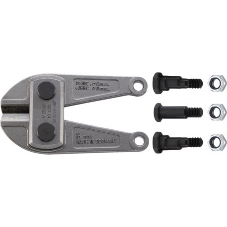 Tête de couteau de rechange pour longueur totale 900 mm droit