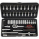 Jeu de clés à douille 45 pièces 1/4 po. ouverture de clé 4-14 mm nombre de dents 72 6 pans NOW