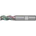 Fraise deux tailles DIN 6527 L type WR D. nominal 4 mm VHM TiAlN 40 deTaille DIN 65