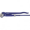 Clé à tubes d'angle longueur tot. 420 mm envergure 0-62 mm pour canalisations 1 1/2 po. mâchoire en S, fonction Push PROMAT