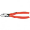 Pince coupante diagonale longueur 140 mm tête polie revêtement en plastique KNIP