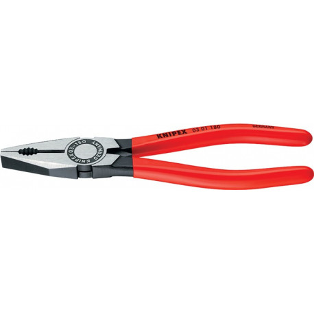 Pince universelle longueur 160 mm poli revêt. en plastique KNIPEX