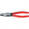 Pince universelle longueur 160 mm poli revêt. en plastique KNIPEX