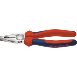 Pince universelle longueur 140 mm chromé gaines muticomposant KNIPEX