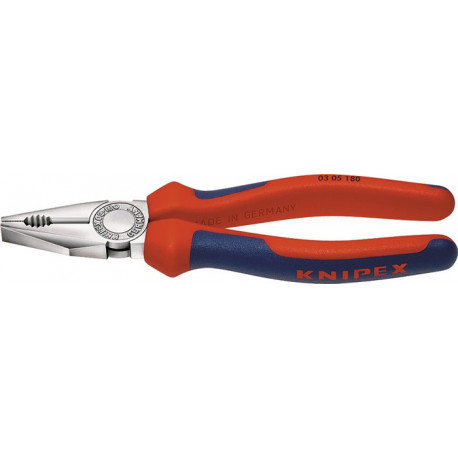 Pince universelle longueur 140 mm chromé gaines muticomposant KNIPEX
