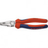 Pince universelle longueur 140 mm chromé gaines muticomposant KNIPEX
