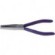 Pince à becs longs longueur totale 160 mm tête polie longue, plat revêtement en plastique PROMAT