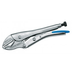 Pince-étau DIN 5234 Forme A longueur totale 230 mm enverg max. 32 mm laqué bleu acier au chrome-vanadium GEDORE
