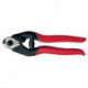 Cisaille à câble métallique C7 longueur 190 mm revêtement en plastique FELCO