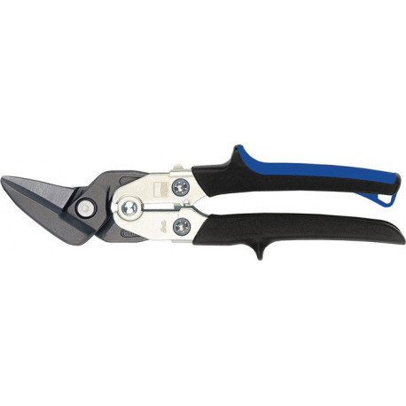 Cisaille à tôle traversante D27B longueur 260 mm à droite acier max. 1,2 mm acier inoxydable max. 1 mm ERDI