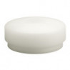 Tête de maillet à frappe amortie D. de la tête 60 mm nylon blanc dur