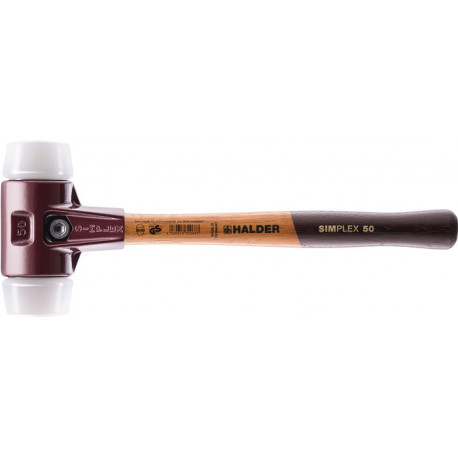 Maillet à frappe amortie SIMPLEX longueur 300 mm D. de la tête 30 mm mi-dur bois