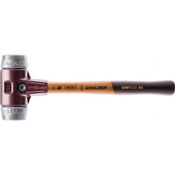 Maillet à frappe amortie SIMPLEX longueur 350 mm D. de la tête 50 mm dur bois mé