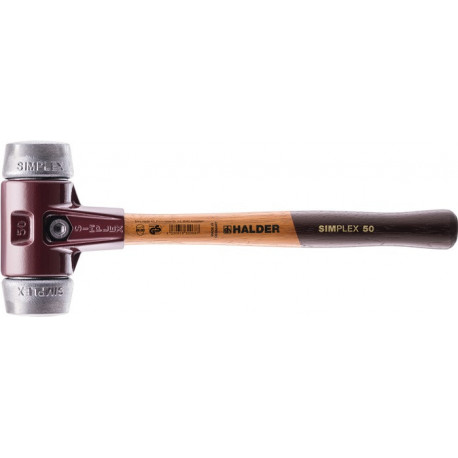 Maillet à frappe amortie SIMPLEX longueur 405 mm D. de la tête 60 mm dur bois mé