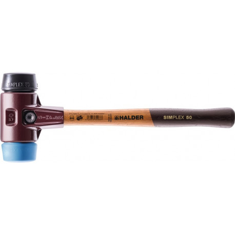 Maillet à frappe amortie SIMPLEX longueur 330 mm D. de la tête 40 mm tendre/mi-d