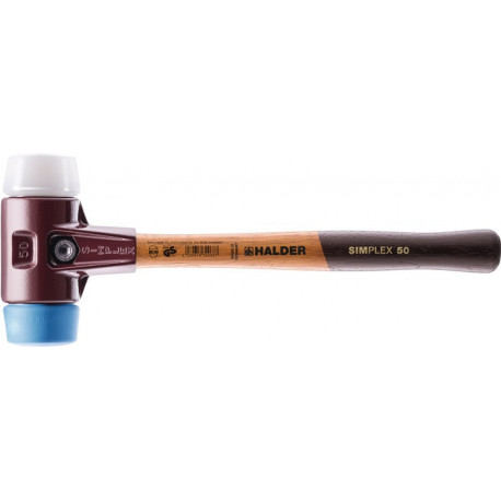 Maillet à frappe amortie SIMPLEX longueur 330 mm D. de la tête 40 mm tendre/mi-d