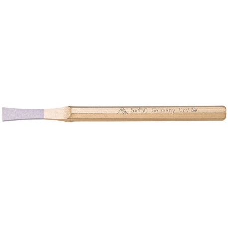 Burin à tronçonner longueur 125 mm largeur de lame 3 mm coupe transversale de la