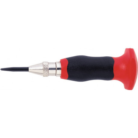 Pointeau automatique longueur 95 mm coupe transversale de la tige 11 mm 20-50 N avec protection des mains RENNSTEIG