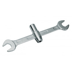 Clé de montage 317000 SW 17 x 19 mm M10 longueur 250 mm acier CV GEDORE