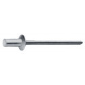 Rivet aveugle étanche CAP® tige de rivet D. x l 32 x 75 mm cuivre/Nirosta 500 (Par 500)