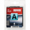 Agrafe fine A tipo 53 largeur de l’agrafe 11,3 mm 4 mm 0,75 mm - 2000 pièces NOVUS