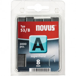 Agrafe fine A tipo 53 largeur de l’agrafe 113 mm 8 mm 075 mm extra dure 2000 p