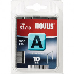 Agrafe fine A tipo 53 largeur de l’agrafe 113 mm 10 mm 075 mm extra dure 1000