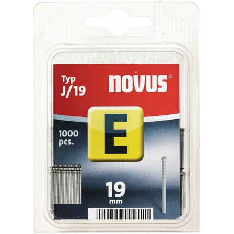 Clou E type J longueur 19 mm largeur de fil 120 mm avec tête 1000 pièces/carton