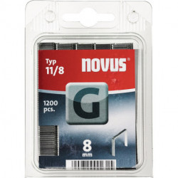 Agrafe à fil d'acier plat G tipo 11 l.106xL8 mm largeur de fil 125 mm 1200 piè