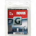 Agrafe à fil d'acier plat G tipo 11 l.106xL8 mm largeur de fil 125 mm 1200 piè