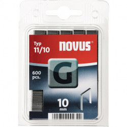 Agrafe à fil d'acier plat G tipo 11 l.106xL10 mm largeur de fil 125 mm 600 piè