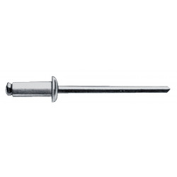 Rivet POP tige de rivet D. x l 6 x 16 mm acier/acier 250 pièce GESIPA (Par 250)
