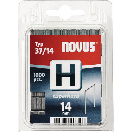 Agrafe fine H tipo 37 largeur de l’agrafe 106 mm 14 mm 075 mm extra dure 1000