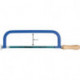 Monture de scie en métal longueur de lame 300 mm 24 dents/po. manche en bois revêtement par poudre PROMAT
