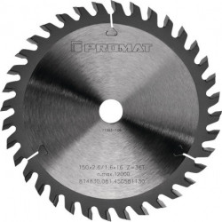 Lame pour scie circulaire de précision D. ext. 210 mm nombre de dents 30 WZ perç