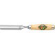 Gouge largeur de lame 30 mm av 2 viroles acier manche en hêtre blanc forme Ulm K