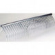 Râteau largeur de travail 600 mm longueur des dents 108 mm 32 dents avec douille conique, sans manche ROMULUS