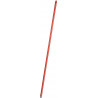 Manche à balai longueur 1400 mm D. 24 mm revêtement en plastique filet en métal (Par 10)