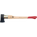 Hache à fendre Profiline longueur du manche 800 mm poids 2500 g tête bombée manche en hickory BISON