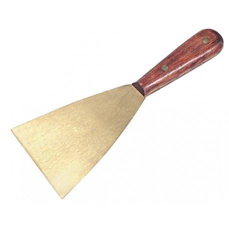 Spatule en laiton largeur 100 mm épaisseur 2 mm particulièrement stable faible e