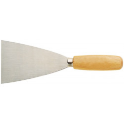Spatule de peintre Professional largeur 50 mm fin poli bois plat et ovale TRUFA