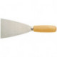 Spatule de peintre Professional largeur 60 mm fin poli bois plat et ovale TRUFA