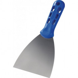 Spatule de peintre l. 100 mm polissage haute brillance plastique plat et ovale