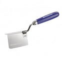 Truelle d'angle extérieur largeur 60 mm avec poignée en hêtre acier inoxydable 90 degr. PROMAT
