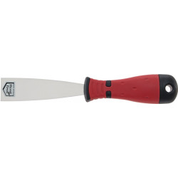 Spatule de peintre Série 2K, avec manche bicomp. largeur 40 mm affûtage conique acier inoxydable inox. STUBAI