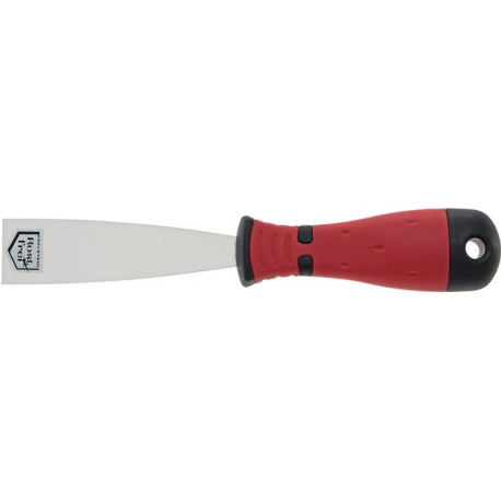 Spatule de peintre largeur 80 mm affûtage conique acier inoxydable inox. STUBAI