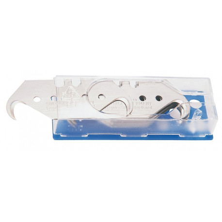 Lame crochue L482xl187xS065 mm avec poinçonnage 50 pièces/distributeur