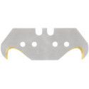 Lame crochue L482xl187xS065 mm titane avec poinçonnage 50 pièces/distributeur