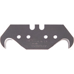 Lame crochue multisharp L48,2xl18,7xS0,65 mm avec poinçonnage 10 pièces/distributeur LUTZ BLADES